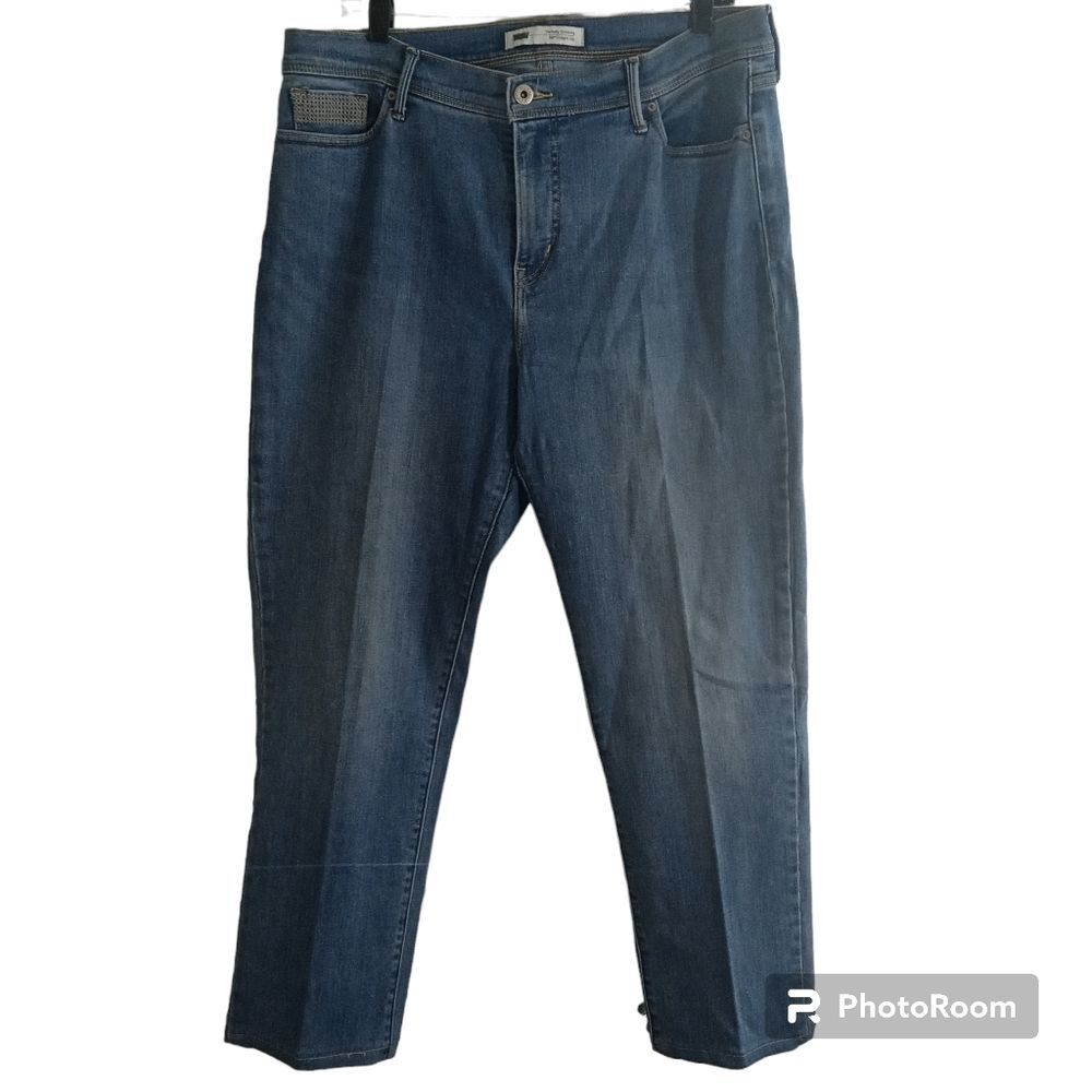 Levi's 512 Woman's Perfectly Slimming Straight Leg Jeans Size 16